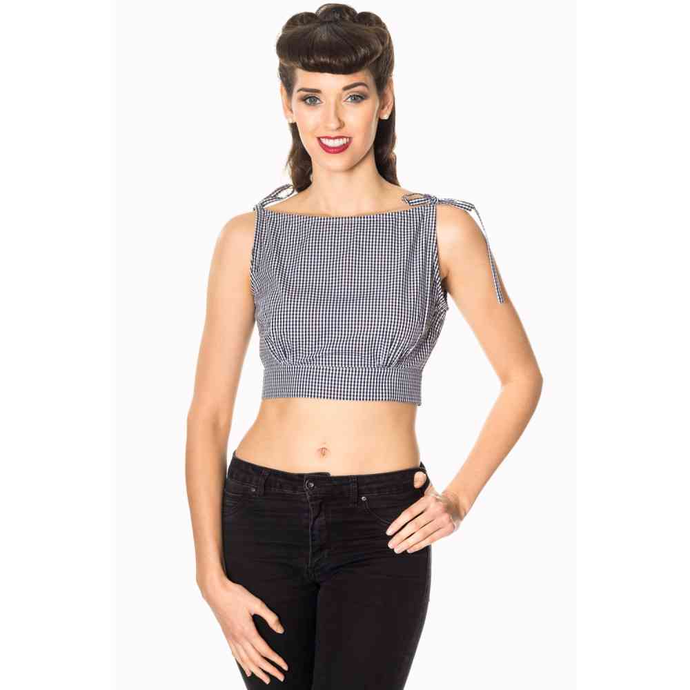 Dancing Days - FUSION Crop top - Black
